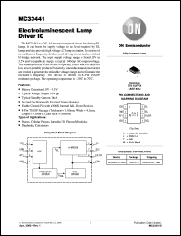 datasheet for MC33441DTBEL by ON Semiconductor