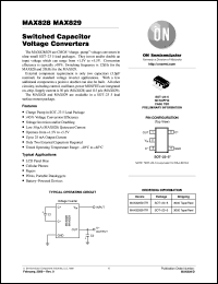 datasheet for MAX828SNTR by ON Semiconductor