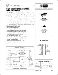 datasheet for MC34023P by ON Semiconductor
