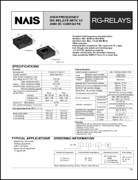 datasheet for RG1T-L-5V by 