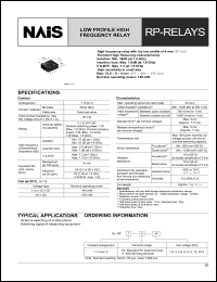 datasheet for RP1-12V by 