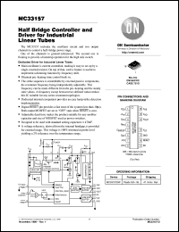 datasheet for MC33157DW by ON Semiconductor