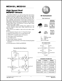 datasheet for MC33151D by ON Semiconductor