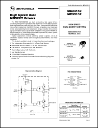 datasheet for MC33152P by ON Semiconductor