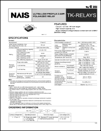 datasheet for TK1-L2-9V by 