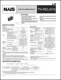 datasheet for TN2-L2-H-5V by 