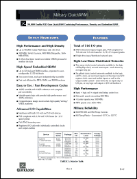 datasheet for QL4090-0PQ240M by 