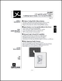 datasheet for QL2005-2PL84C by 