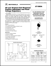 datasheet for LT1585ACM by ON Semiconductor