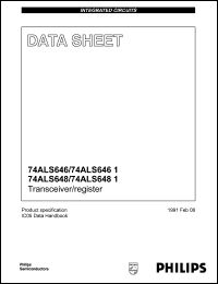 datasheet for 74ALS648-1N by Philips Semiconductors