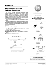 datasheet for MC33275D-2.5 by ON Semiconductor