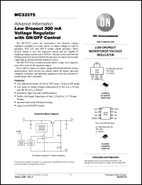 datasheet for MC33375D-3.0 by ON Semiconductor