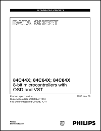datasheet for 84C841 by Philips Semiconductors