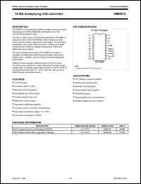 datasheet for AM6012D by Philips Semiconductors