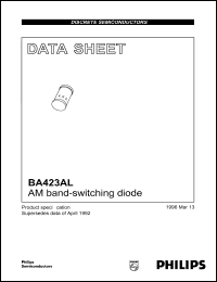 datasheet for BA423AL by Philips Semiconductors