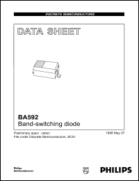 datasheet for BA592 by Philips Semiconductors