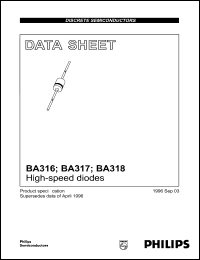 datasheet for BA316 by Philips Semiconductors