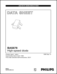 datasheet for BAS678 by Philips Semiconductors