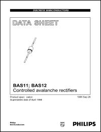 datasheet for BAS11 by Philips Semiconductors