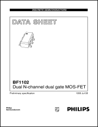 datasheet for BF1102 by Philips Semiconductors