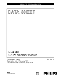 datasheet for BGY685 by Philips Semiconductors