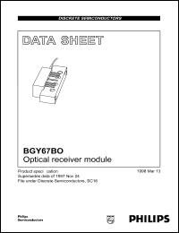 datasheet for BGY67BO by Philips Semiconductors