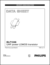 datasheet for BLF1048 by Philips Semiconductors