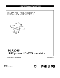 datasheet for BLF2045 by Philips Semiconductors