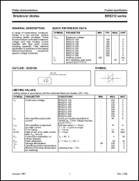 datasheet for BRS212-140 by Philips Semiconductors