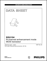 datasheet for BSH104 by Philips Semiconductors