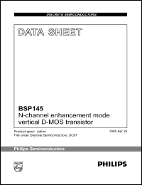 datasheet for BSP145 by Philips Semiconductors