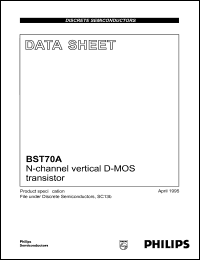 datasheet for BST70A by Philips Semiconductors