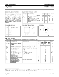 datasheet for BT300B-600R by Philips Semiconductors