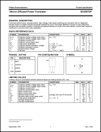 datasheet for BU2507DF by Philips Semiconductors