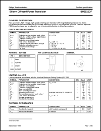 datasheet for BU2522DF by Philips Semiconductors