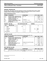 datasheet for BU2722DF by Philips Semiconductors