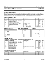 datasheet for BU4540AL by Philips Semiconductors