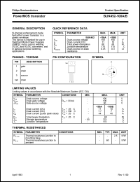 datasheet for BUK452-100A by Philips Semiconductors