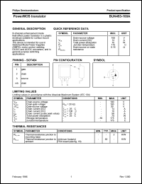 datasheet for BUK463-100A by Philips Semiconductors