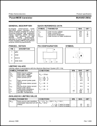 datasheet for BUK482-200A by Philips Semiconductors