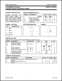 datasheet for BUK473-100A by Philips Semiconductors