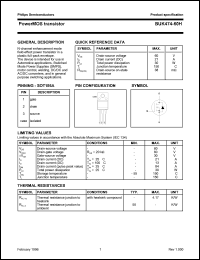 datasheet for BUK474-60H by Philips Semiconductors