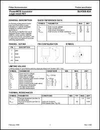 datasheet for BUK566-60A by Philips Semiconductors