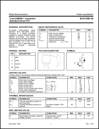 datasheet for BUK7606-30 by Philips Semiconductors