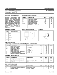 datasheet for BUK7618-30 by Philips Semiconductors