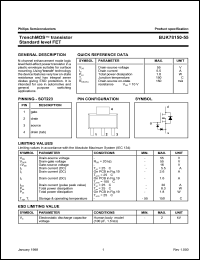 datasheet for BUK78150-55 by Philips Semiconductors