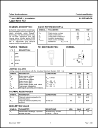 datasheet for BUK9506-30 by Philips Semiconductors