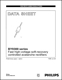 datasheet for BY9308 by Philips Semiconductors
