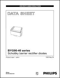 datasheet for BYG90-30 by Philips Semiconductors