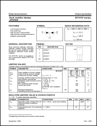 datasheet for BYV74F-300 by Philips Semiconductors